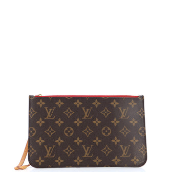 Louis Vuitton Neverfull Pochette Monogram Canvas Large