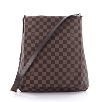 Louis Vuitton Musette Handbag Damier GM Brown 2522501