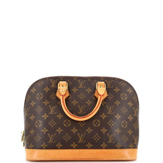 Louis Vuitton Vintage Alma Handbag Monogram Canvas PM