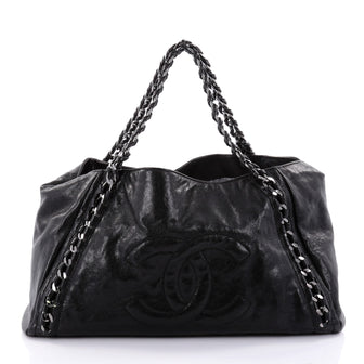 Chanel Modern Chain Tote Caviar East West Black 2522802