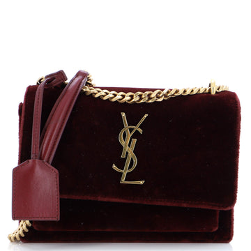Saint Laurent Sunset Satchel Leather Medium