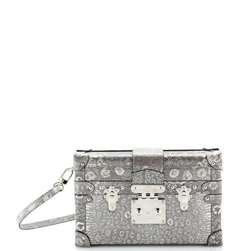 Louis Vuitton Petite Malle Handbag Lizard