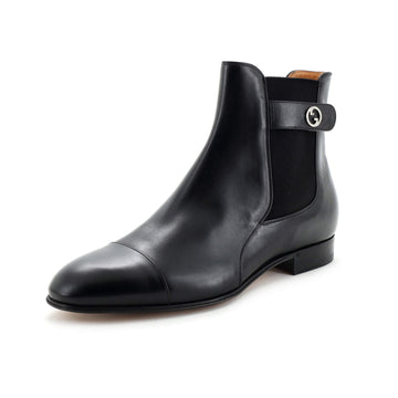 Gucci Men's Blondie Ankle Boots Leather