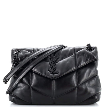 Saint Laurent Loulou Puffer Shoulder Bag Quilted Leather Medium