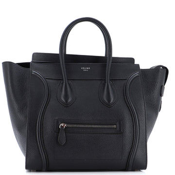 Celine Luggage Bag Grainy Leather Mini