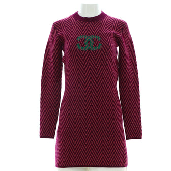 Chanel CC Sweater Dress Cashmere Blend