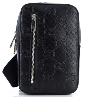 gg embossed sling backpack