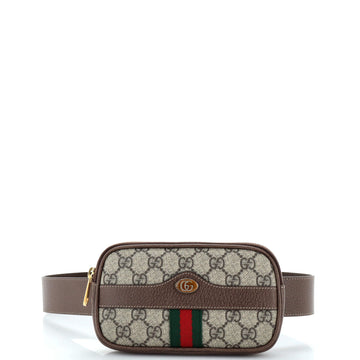 Gucci Ophidia Belt Bag GG Coated Canvas Mini