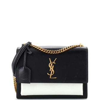 Saint Laurent Sunset Crossbody Bag Leather Medium