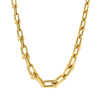 Tiffany & Co. Tiffany HardWear Graduated Link Necklace 18K Yellow Gold