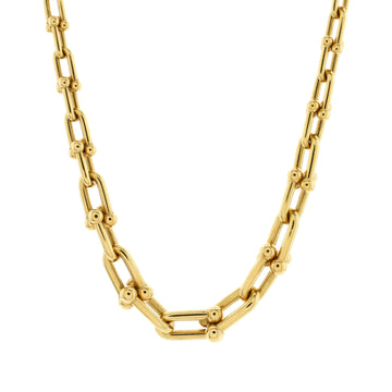 Tiffany & Co. Tiffany HardWear Graduated Link Necklace 18K Yellow Gold