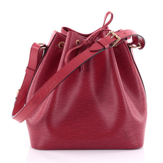 Louis Vuitton Petit Noe Handbag Epi Leather Red 2524801