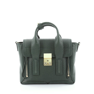 3.1 Phillip Lim Pashli Satchel Leather Mini Green 2525002