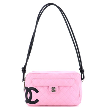 Chanel Cambon Camera Bag Quilted Leather