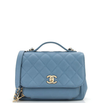 Chanel Business Affinity Flap Bag Quilted Caviar Small