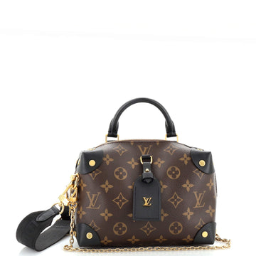 Louis Vuitton Petite Malle Souple Handbag Monogram Canvas