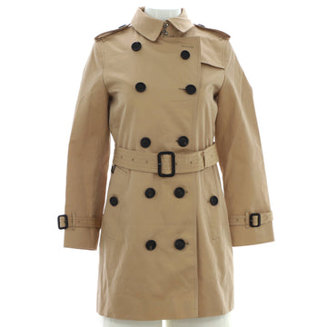 Burberry Women's Kensington Mid-Length Trench Coat Cotton