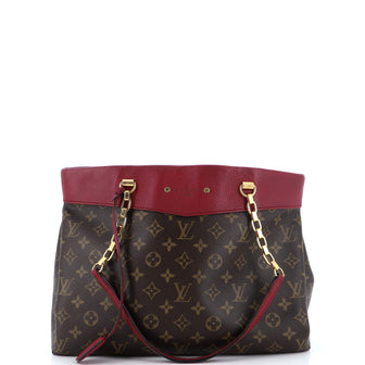 Louis Vuitton Pallas Shopper Monogram Canvas and Calfskin