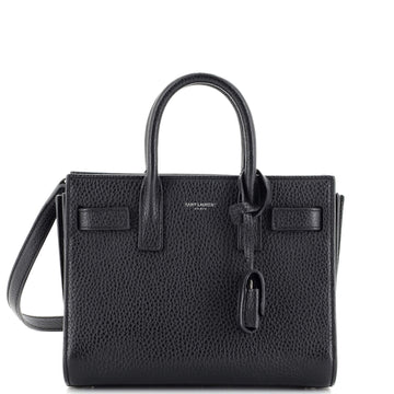 Saint Laurent Sac de Jour Bag Leather Nano