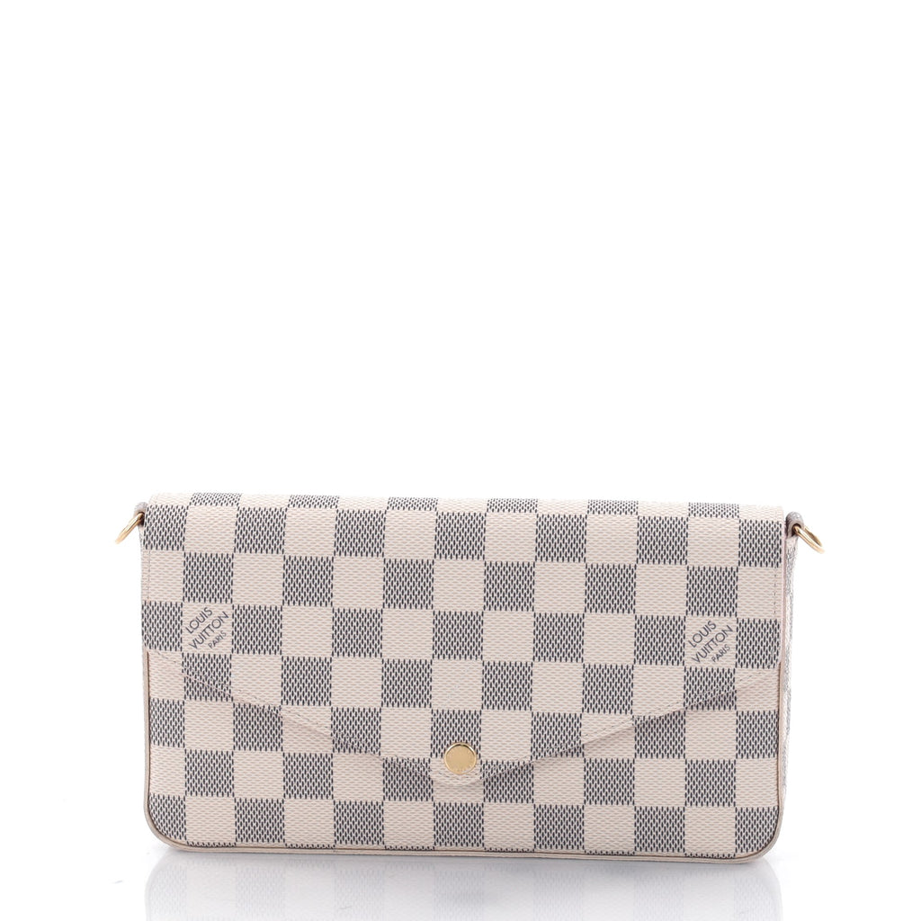 Buy Louis Vuitton Felicie Pochette Damier White 2526401