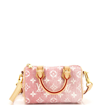 Louis Vuitton Speedy Bandouliere NM Bag Monogram Jacquard Denim Nano