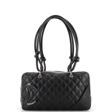 Chanel Cambon Bowler Bag Quilted Leather Medium