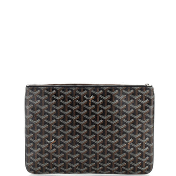 Goyard Senat Zip Pouch Coated Canvas MM