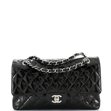 Chanel Classic Double Flap Bag Quilted Patent Medium