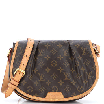 Louis Vuitton Menilmontant Handbag Monogram Canvas PM