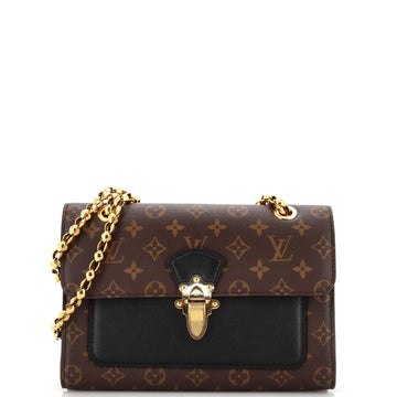 Louis Vuitton Victoire Handbag Monogram Canvas and Leather