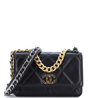 Chanel 19 Wallet on Chain Quilted Goatskin