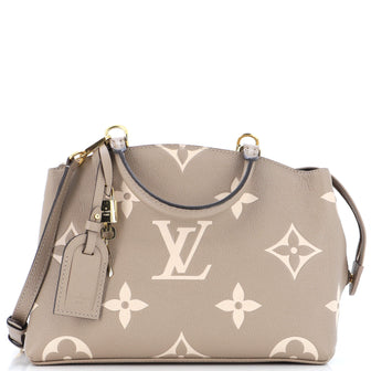 Louis Vuitton Petit Palais Handbag Bicolor Monogram Empreinte Giant