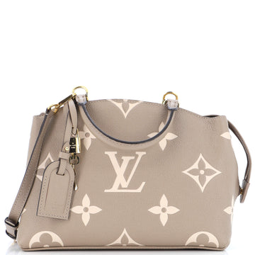 Louis Vuitton Petit Palais Handbag Bicolor Monogram Empreinte Giant