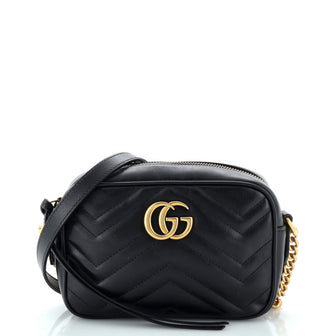 Gucci GG Marmont Shoulder Bag Matelasse Leather Mini