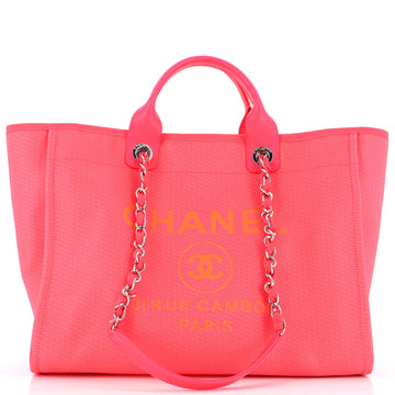 Chanel Deauville Tote Mixed Fibers Medium