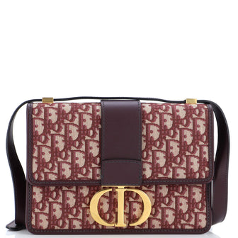 Christian Dior 30 Montaigne Flap Bag Oblique Canvas