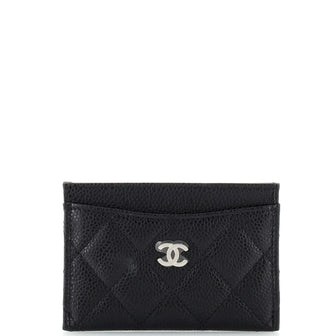 Chanel Classic Card Holder Quilted Caviar