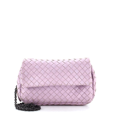 Bottega Veneta Expandable Chain Crossbody Bag Intrecciato Nappa Small