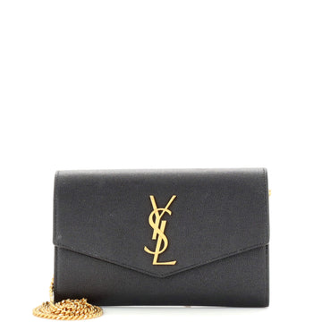 Saint Laurent Uptown Chain Wallet Leather