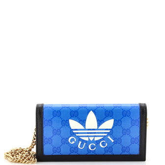 Gucci x adidas Wallet on Chain GG Coated Canvas