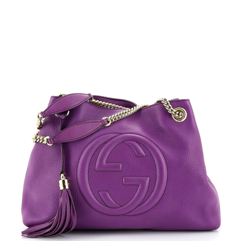 Gucci Soho Chain Strap Shoulder Bag Leather Medium 253094