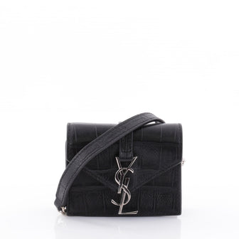 Saint Laurent Classic Monogram Candy Crossbody Bag black 2531001