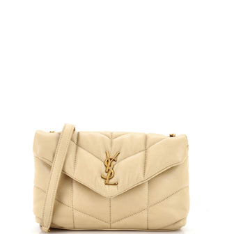 Saint Laurent Loulou Puffer Shoulder Bag Quilted Leather Mini
