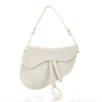Christian Dior Ultra Matte Saddle Handbag Leather Medium