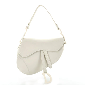 Christian Dior Ultra Matte Saddle Handbag Leather Medium