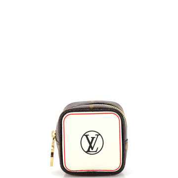 Louis Vuitton Game On Cube Coin Purse Keychain Limited Edition Game On Monogram Canvas