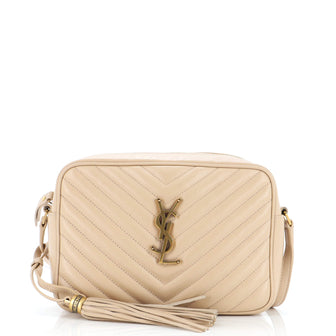 Saint Laurent Lou Camera Bag Matelasse Chevron Leather Small