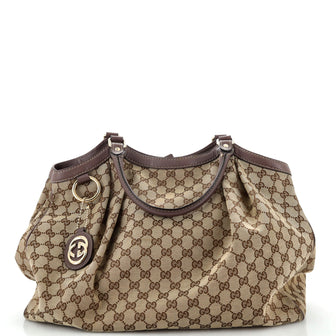 Gucci Sukey Tote GG Canvas Large