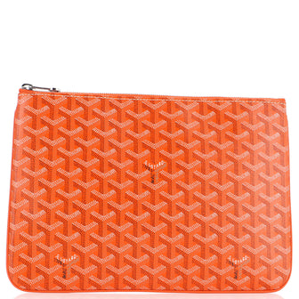 Goyard Senat Zip Pouch Coated Canvas MM