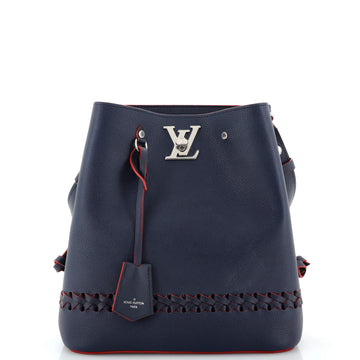 Louis Vuitton Lockme Bucket Bag Braided Leather